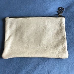 Jesse & Co Leather Initial Clutch